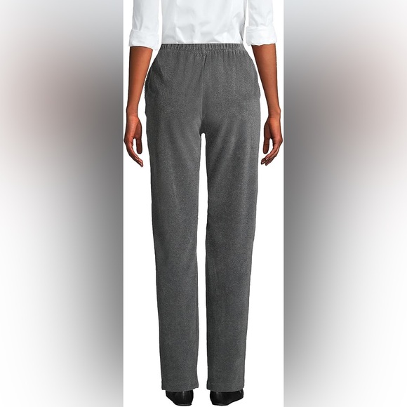 💛 Lands' End Gray Women's Trousers - Picture 2 of 6